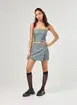Short Saia Alfaiataria Cinza