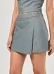 Short Saia Alfaiataria Cinza
