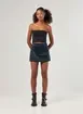 Short Saia Xadrez Azul