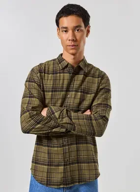 Camisa Flanela Xadrez Manga Longa