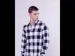Camisa Manga Longa Xadrez Preto E Branco