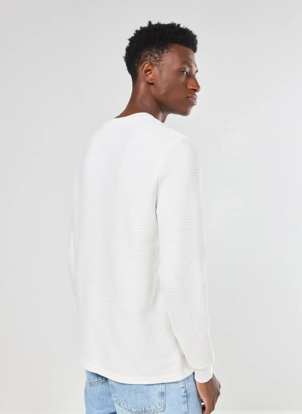 Camiseta Manga Longa Malhão Canelada