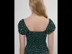 Vestido Midi Verde Florido