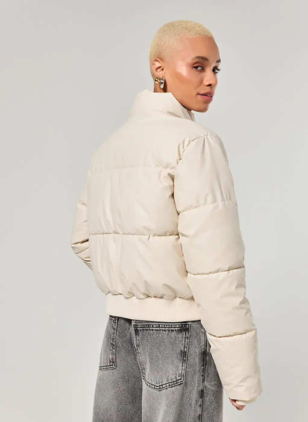 Jaqueta Puffer Poliuretano