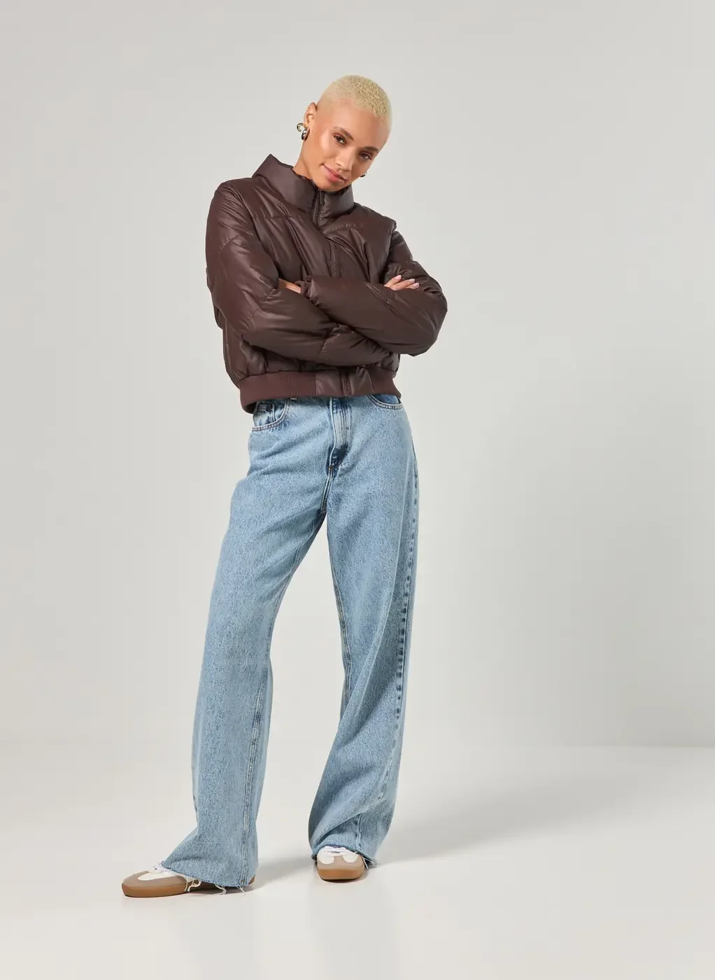 Jaqueta Puffer Poliuretano