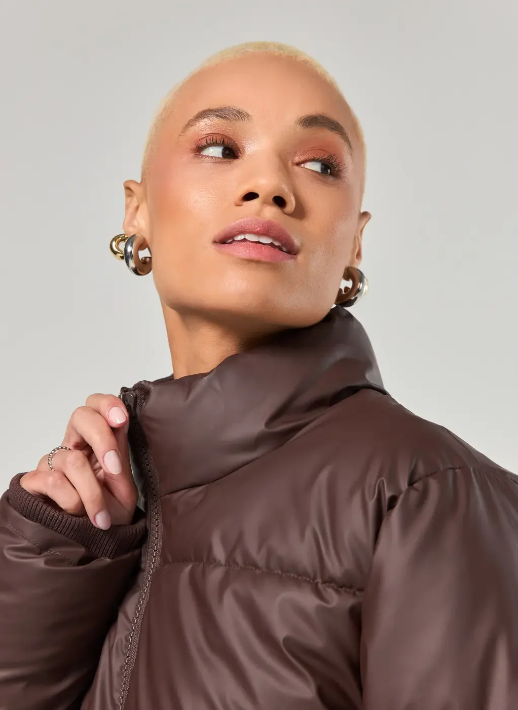 Jaqueta Puffer Poliuretano