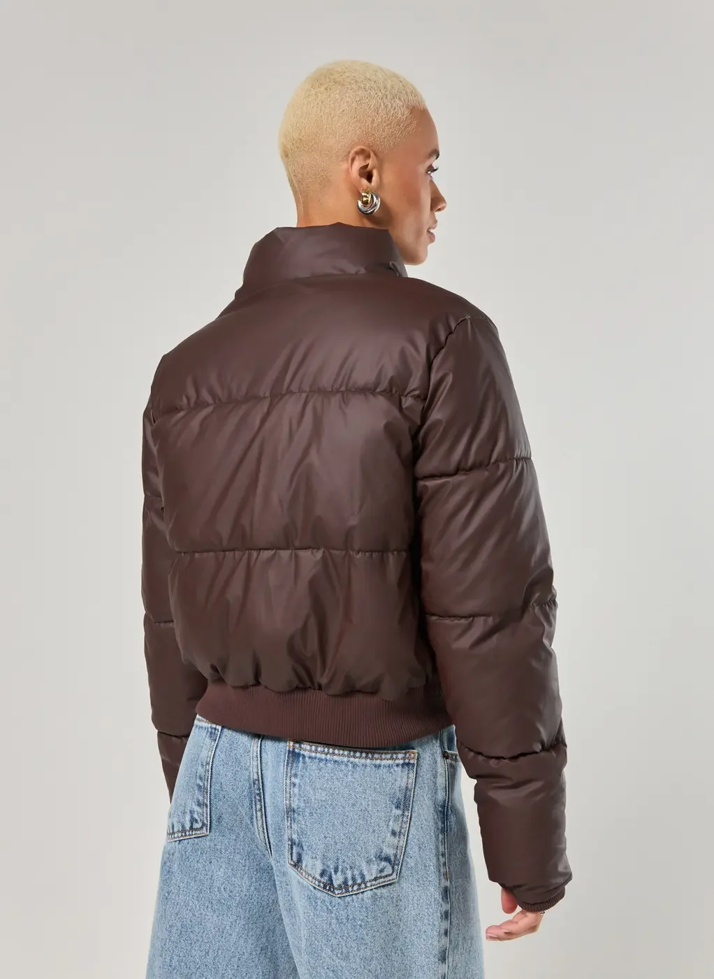 Jaqueta Puffer Poliuretano