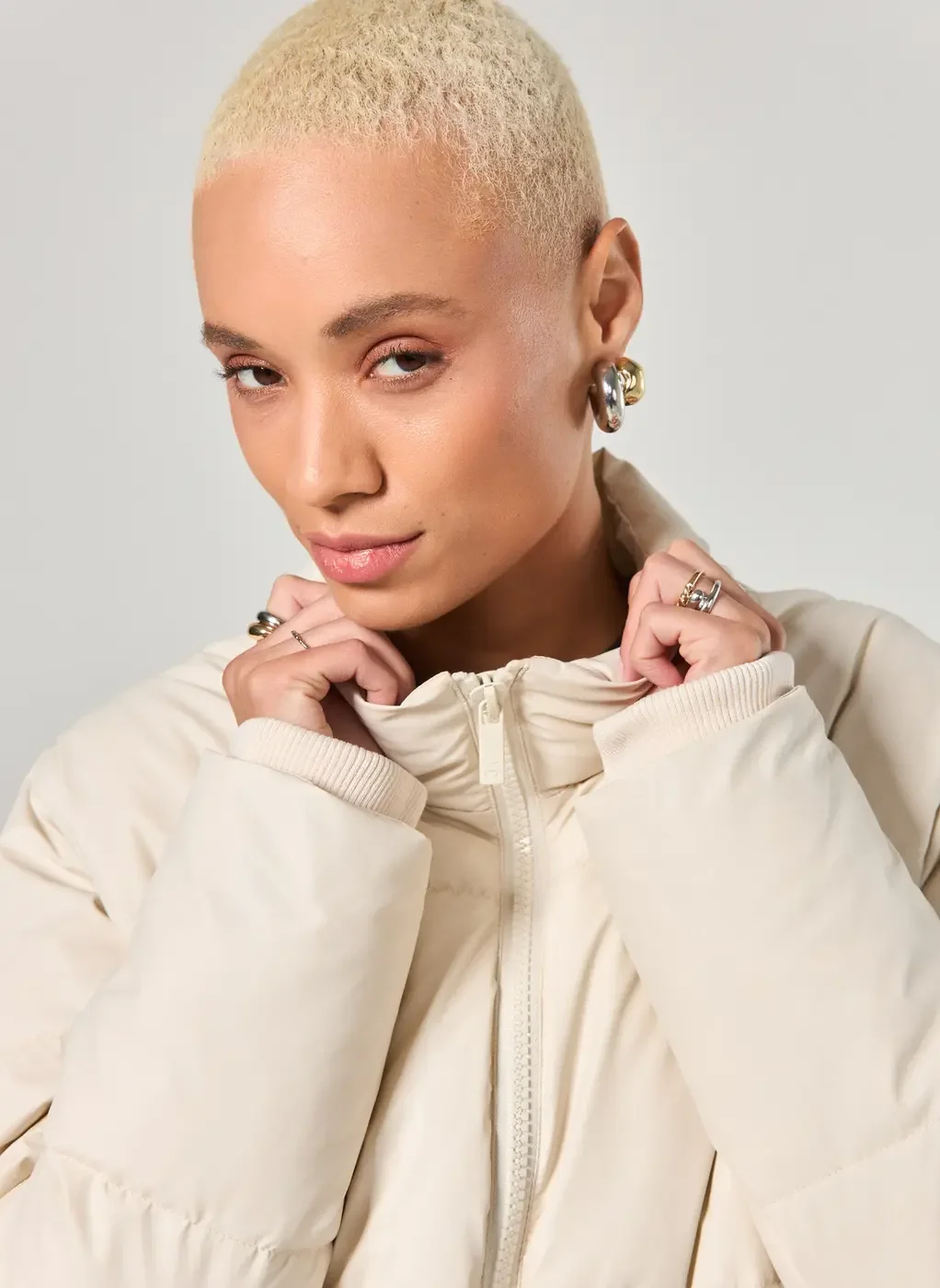 Jaqueta Puffer Poliuretano