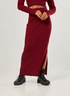 Saia Longa De Tricô