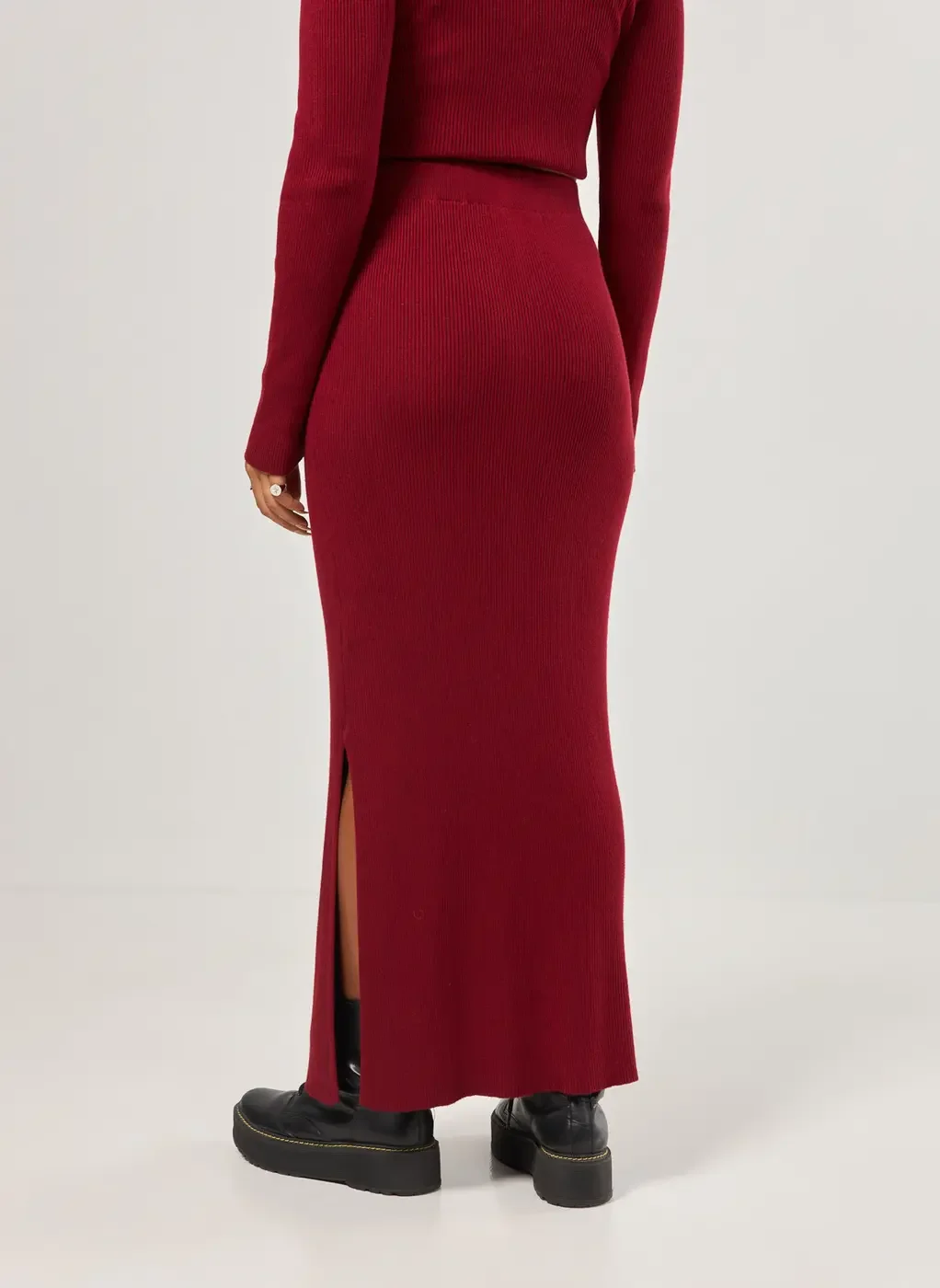 Saia Longa De Tricô