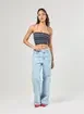 Tube Top Listrado Seamless