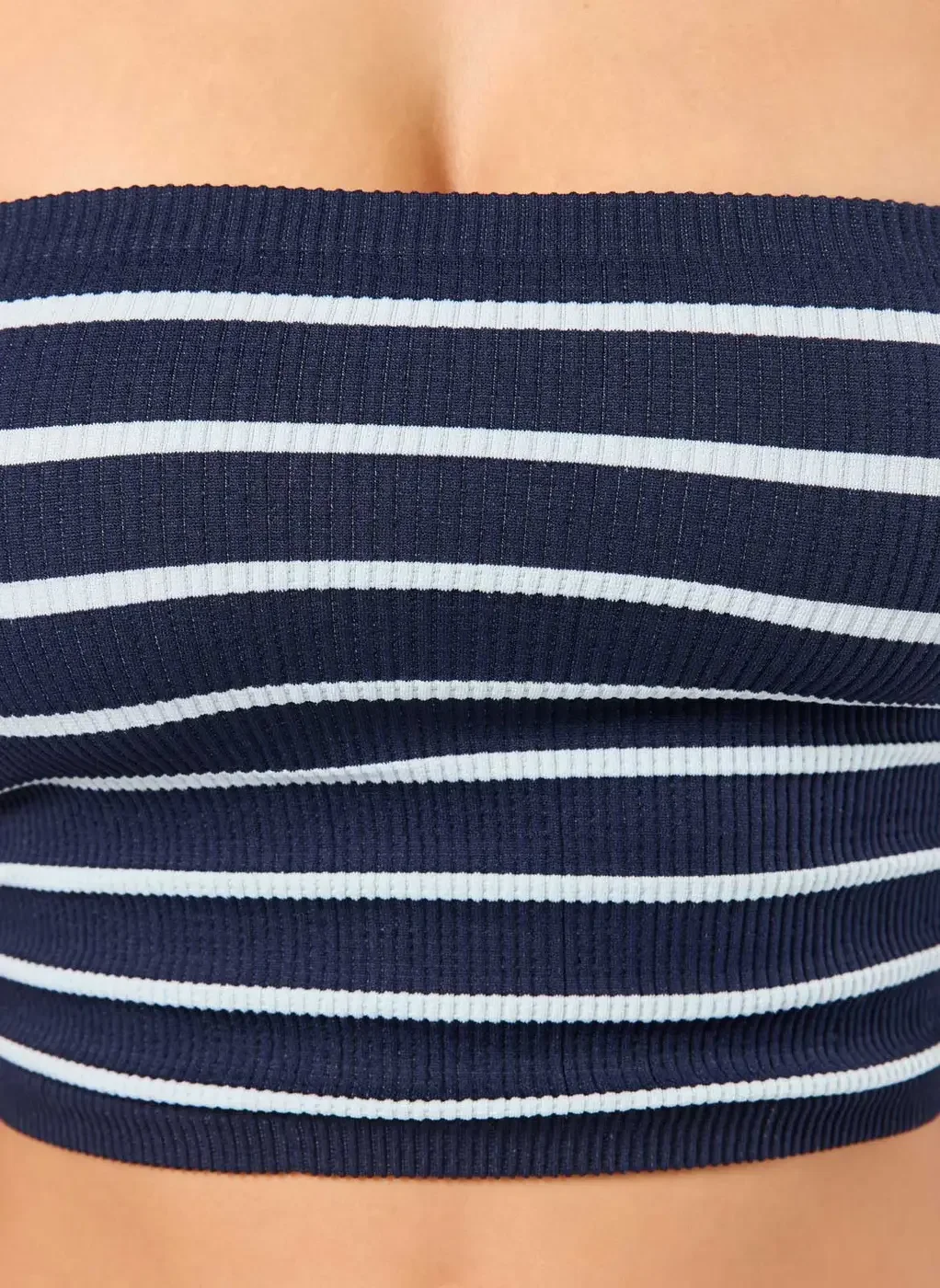 Tube Top Listrado Seamless