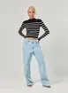 Blusa Malha Retilínea Manga Longa