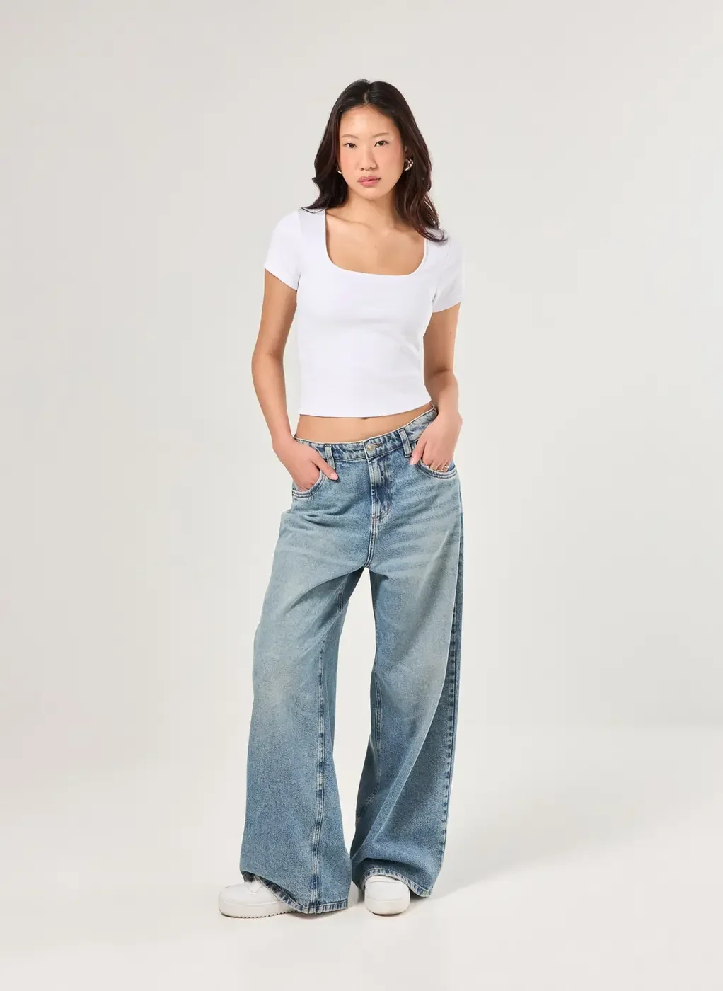 Blusa De Ribana Decote Quadrado