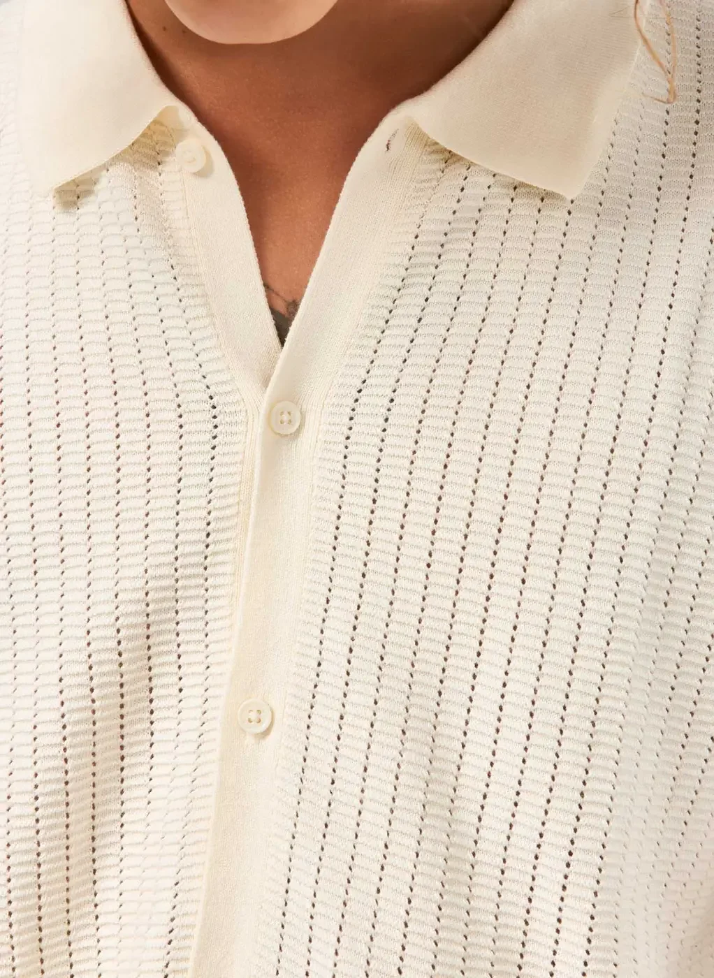 Camisa Manga Curta Malha Retilínea