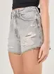 Short Jeans Cinza Desfiado