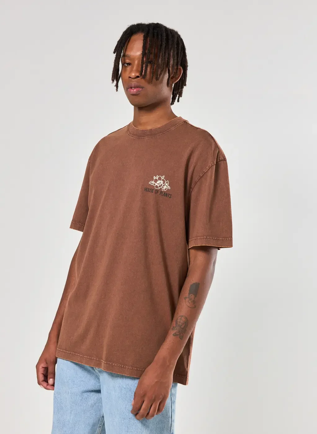 Camiseta Box Marrom Estonada Plants