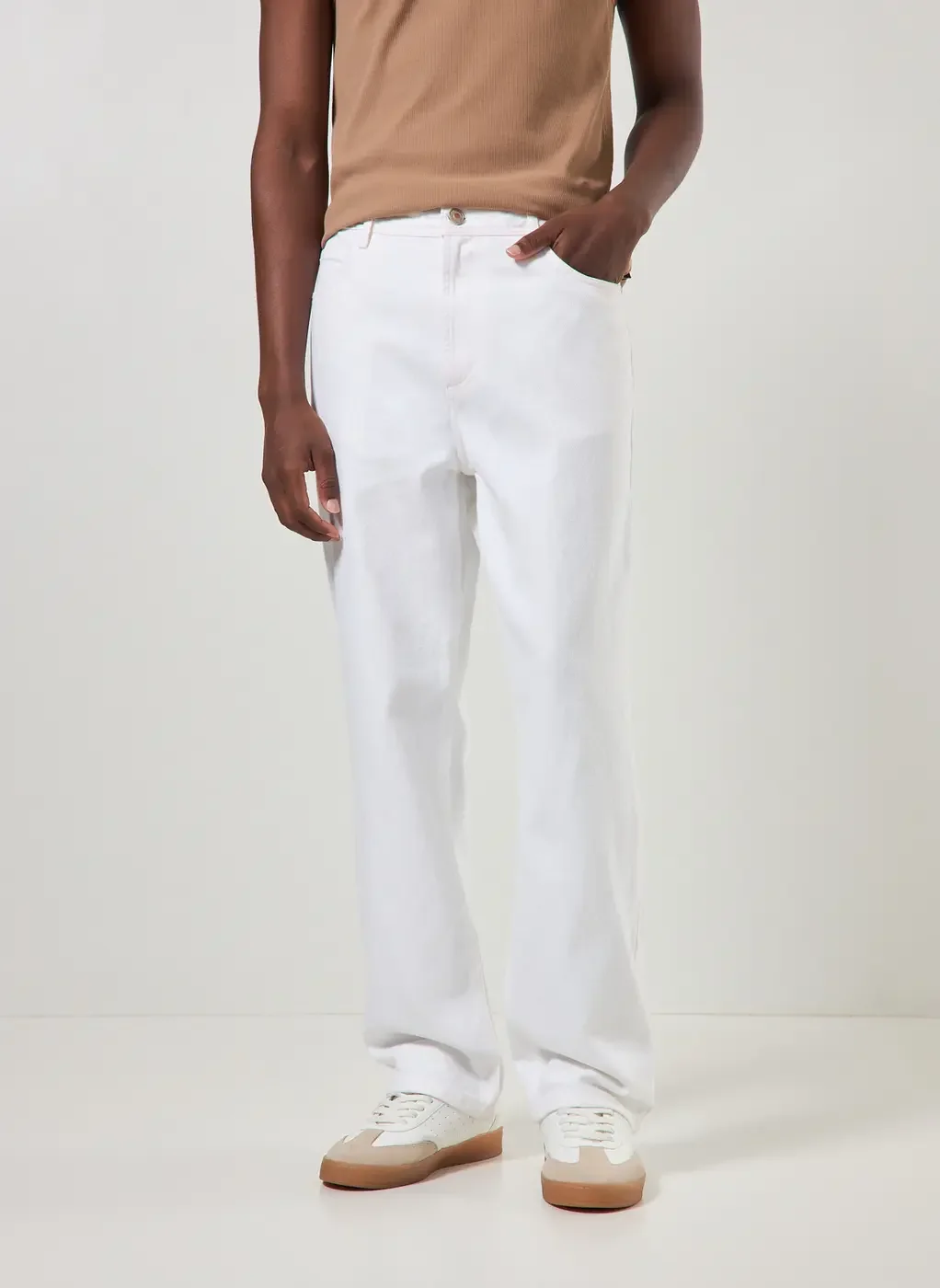 Calça Sarja Off-White Reta