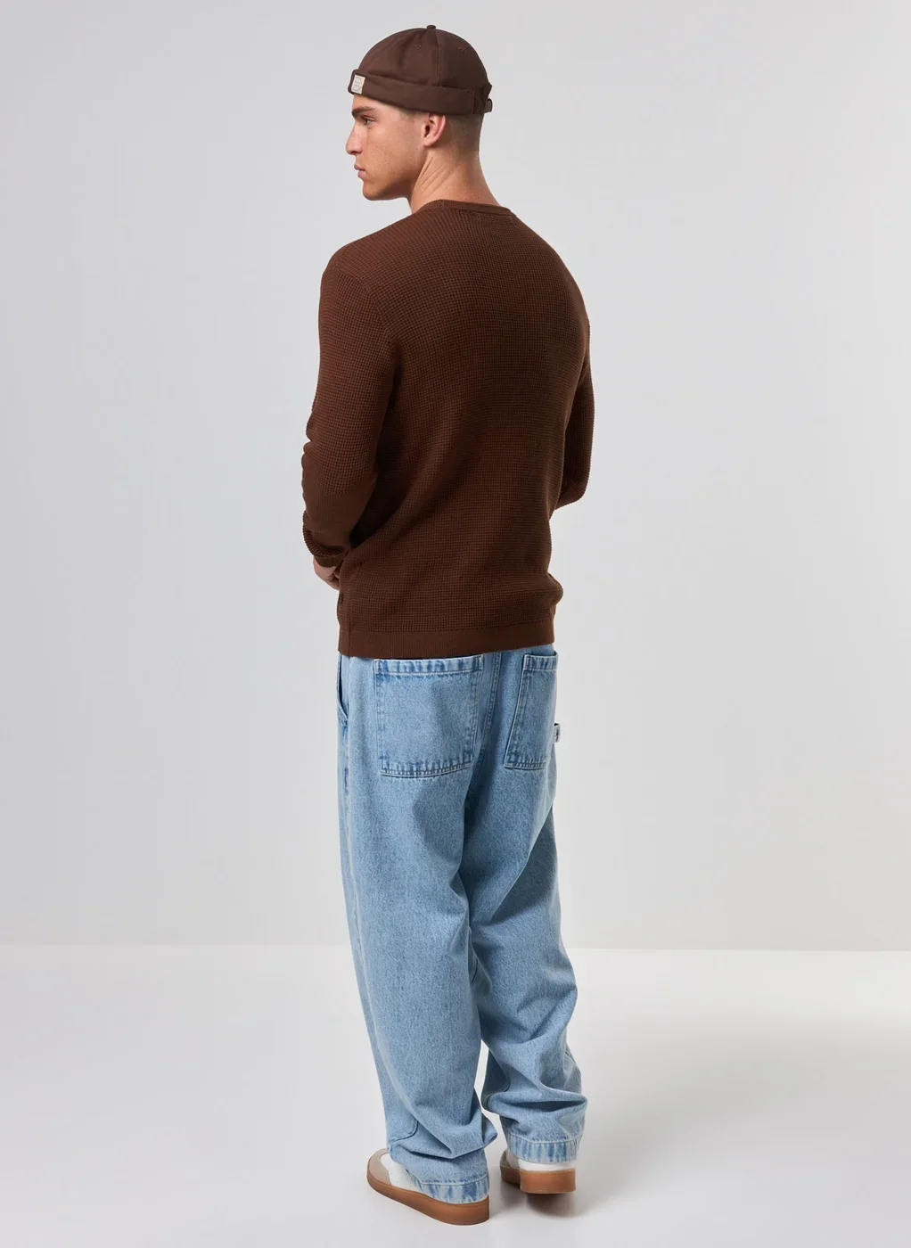 Blusa De Tricô Com Textura Waffle