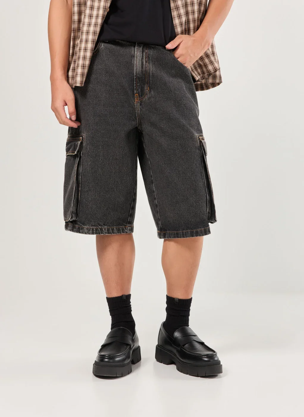 Jorts Jeans Cargo