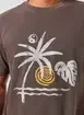 Camiseta Marrom Estonada Tropical