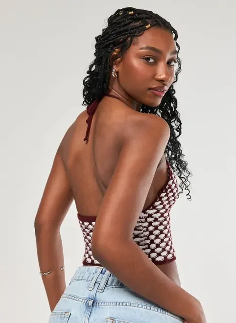 Cropped Frente Única Tricô