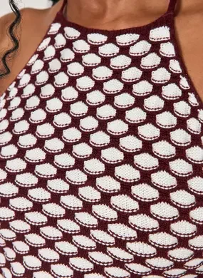 Cropped Frente Única Tricô