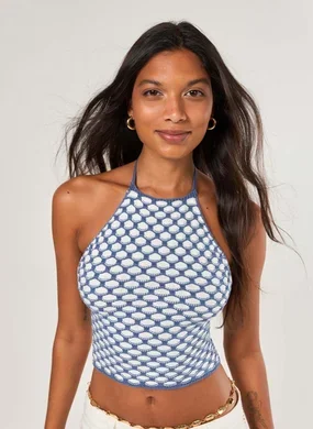 Cropped Frente Única Tricô