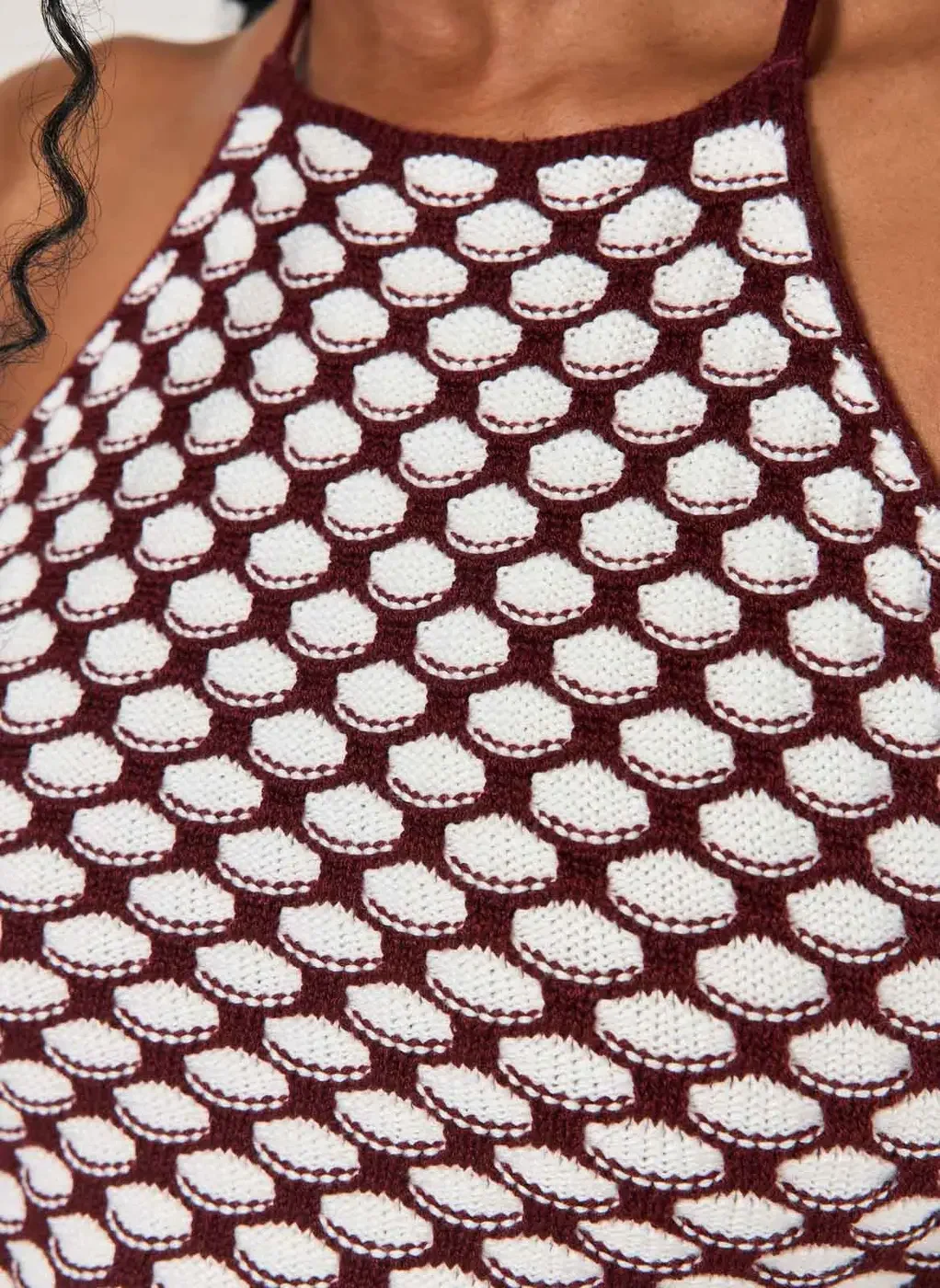 Cropped Frente Única Tricô