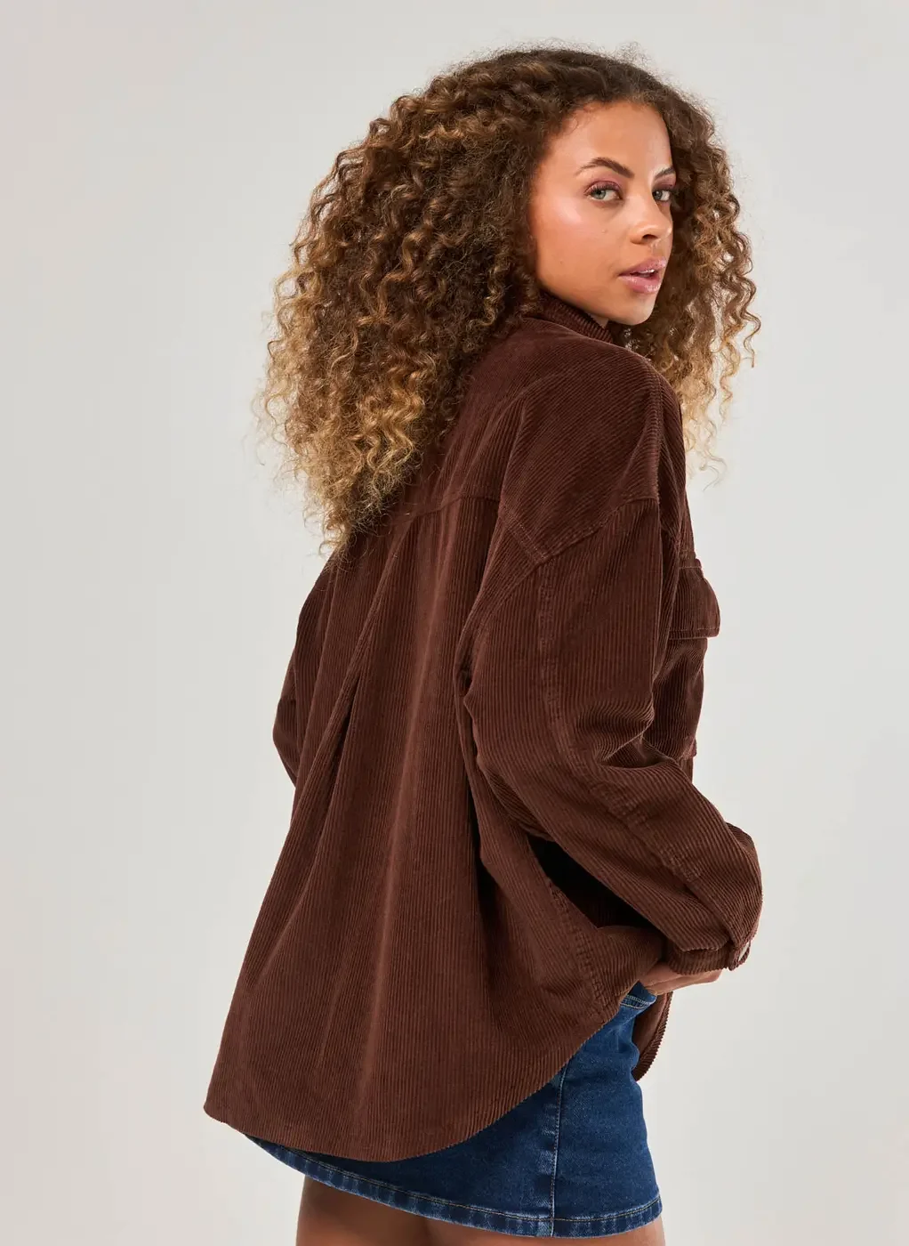 Jaqueta Em Veludo Cotelê