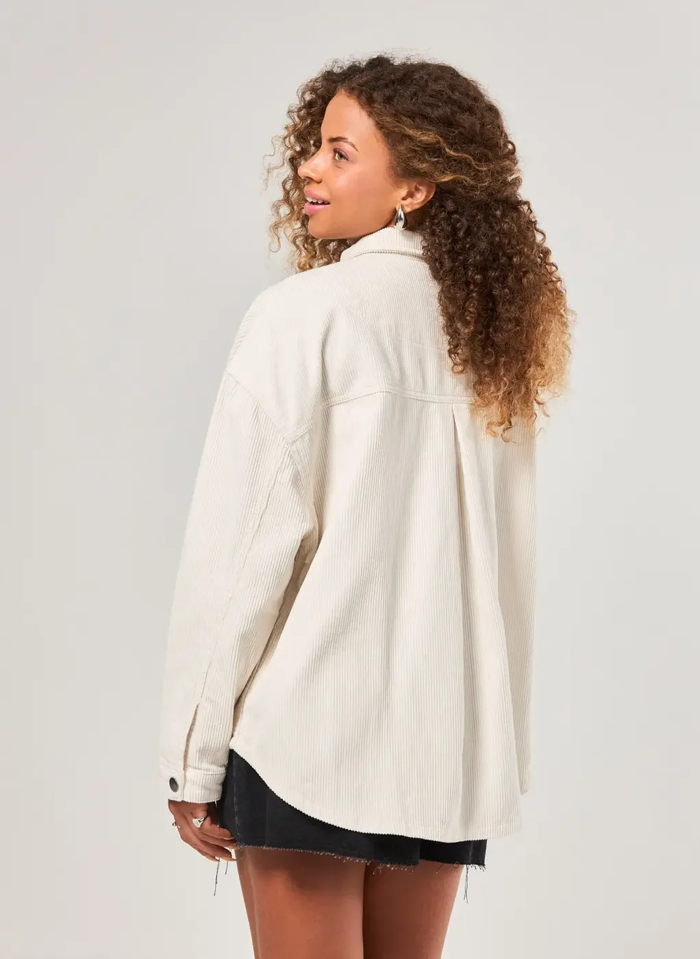 Jaqueta Em Veludo Cotelê