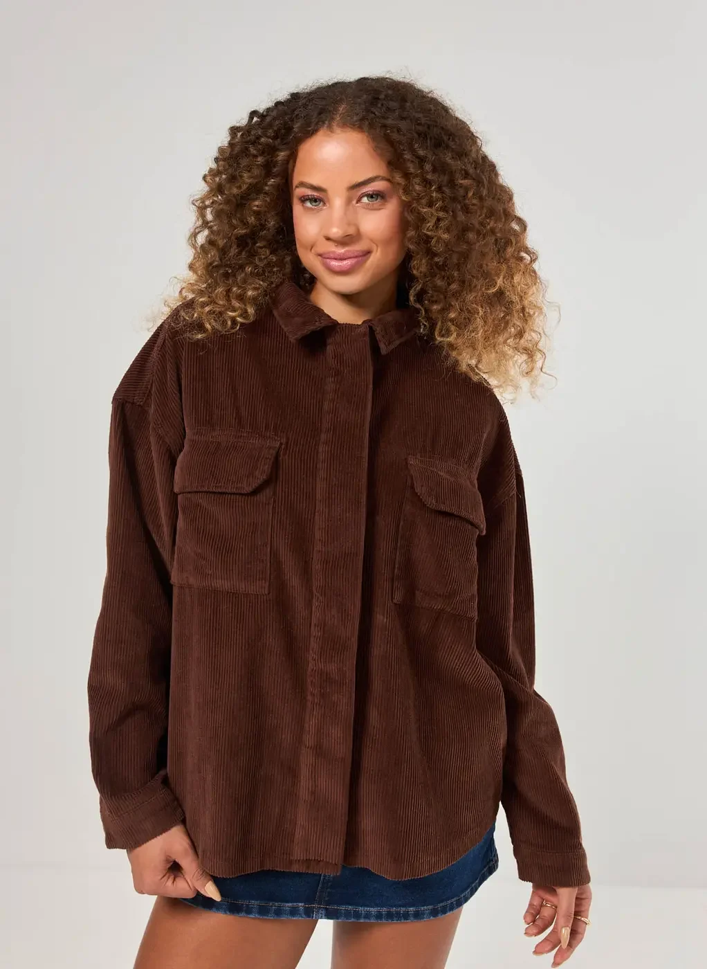 Jaqueta Em Veludo Cotelê