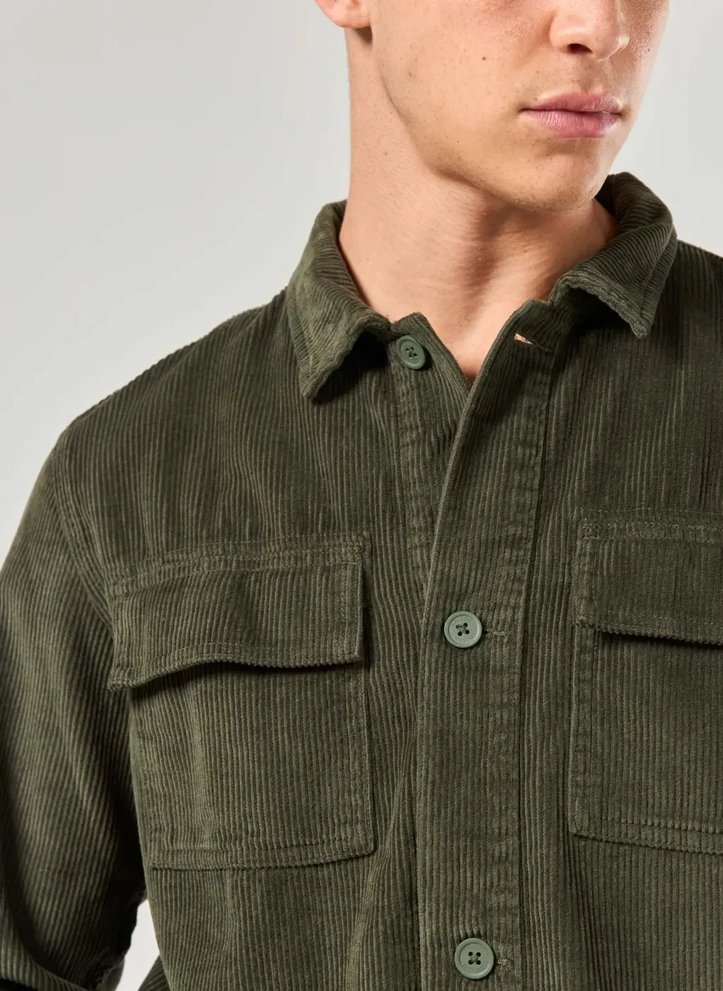 Jaqueta Estilo Camisa Cotelê