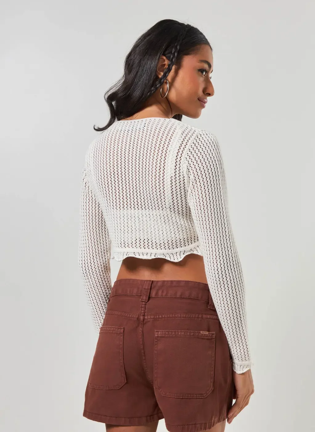 Casaquinho Tricô Off-White