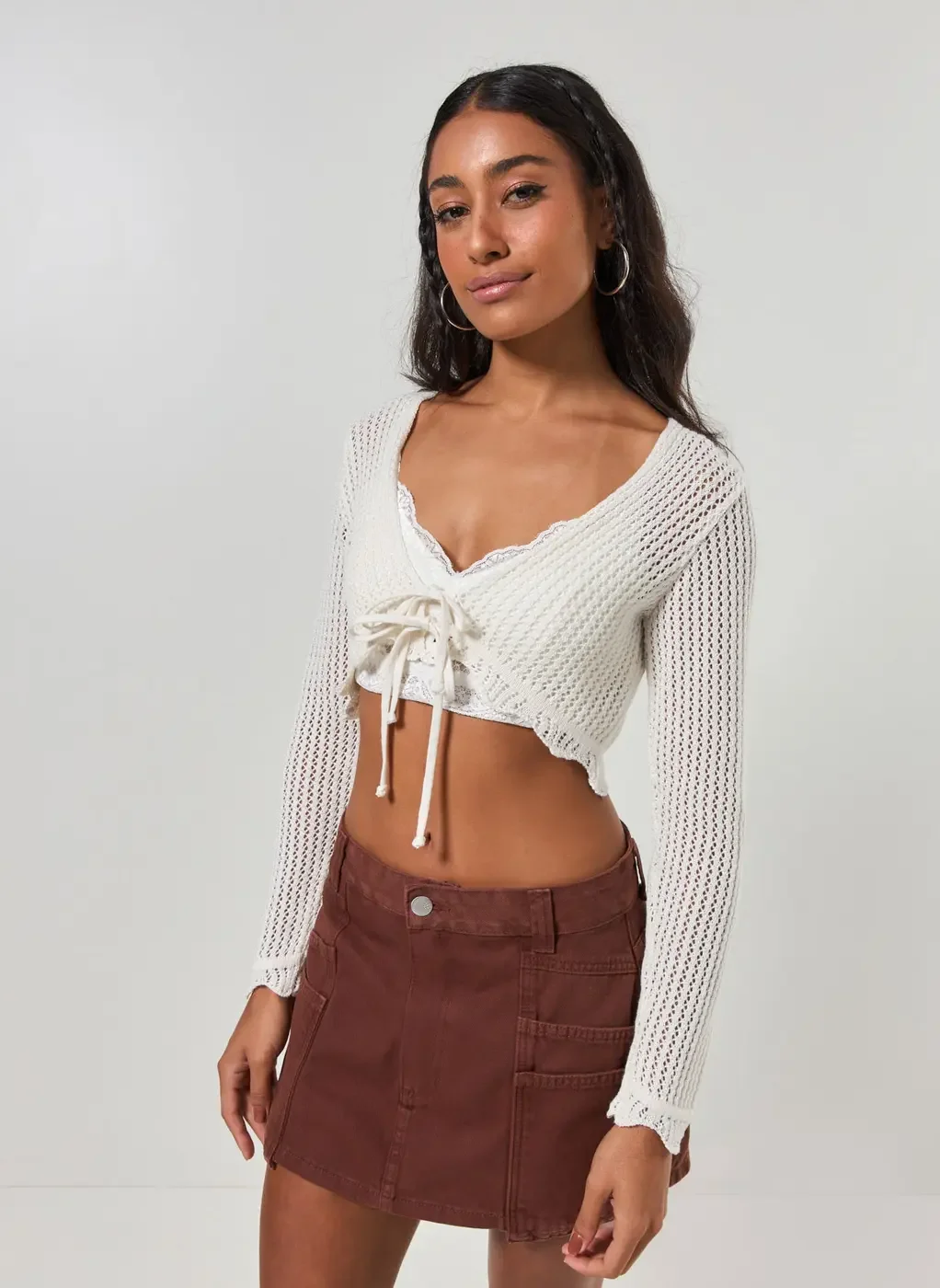 Casaquinho Tricô Off-White