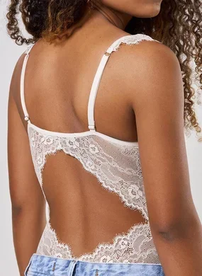 Body Em Renda Off-White