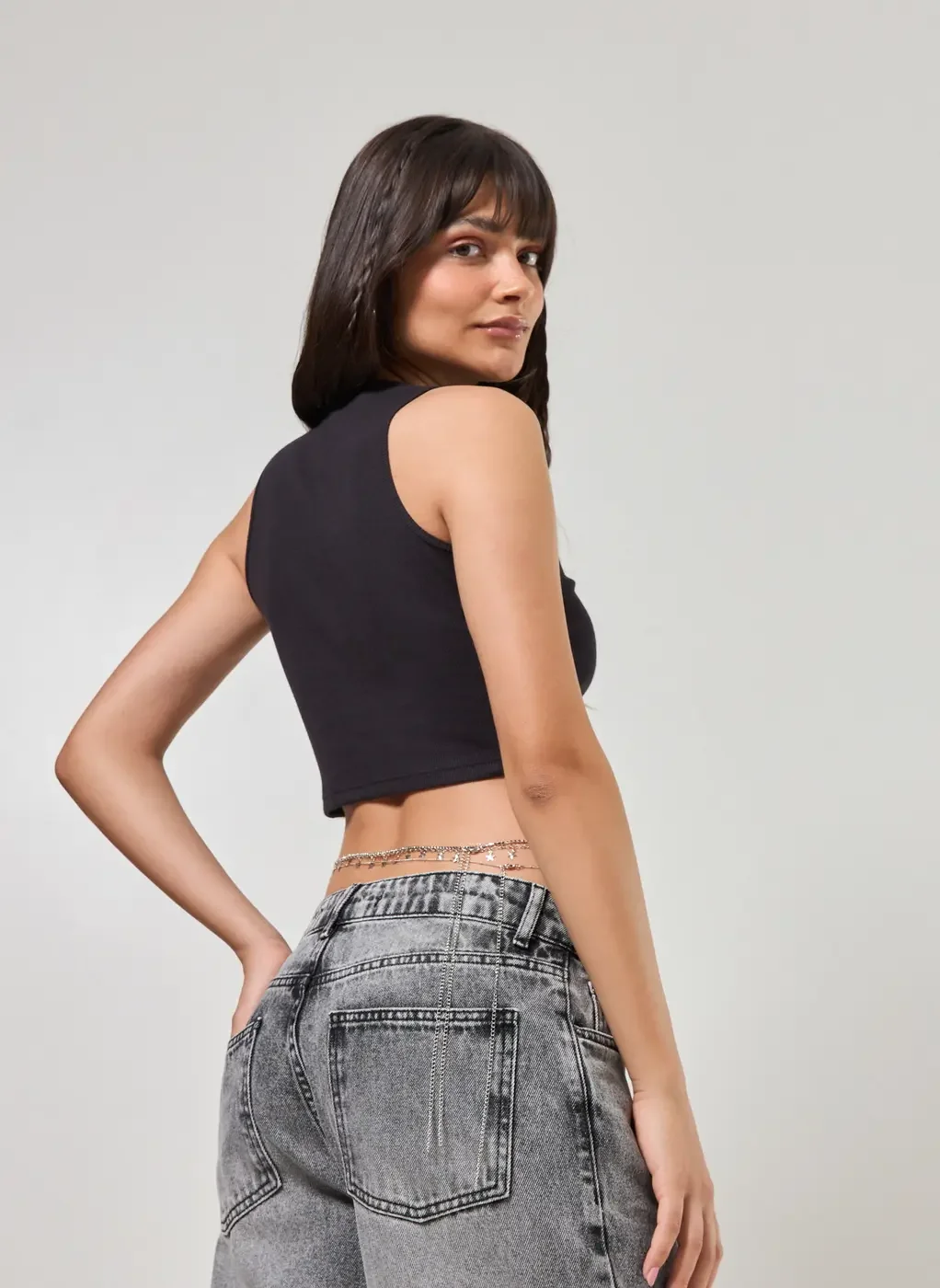 Regata Cropped Canelada