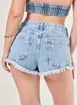 Short Jeans Curto Desfiado