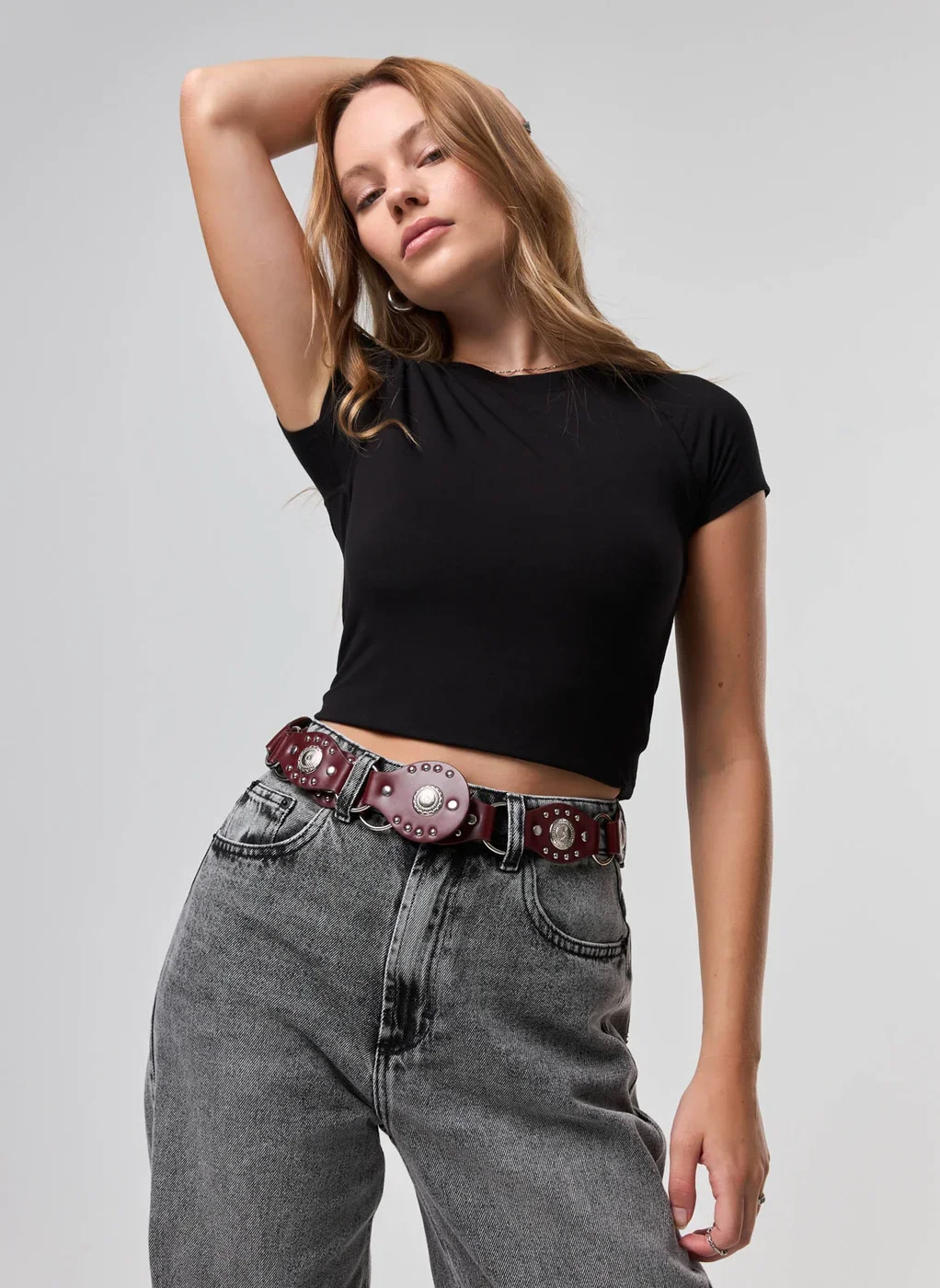 Blusa Manga Curta Justa Raglan