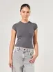 Blusa Manga Curta Justa Raglan