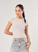 Blusa Manga Curta Justa Raglan