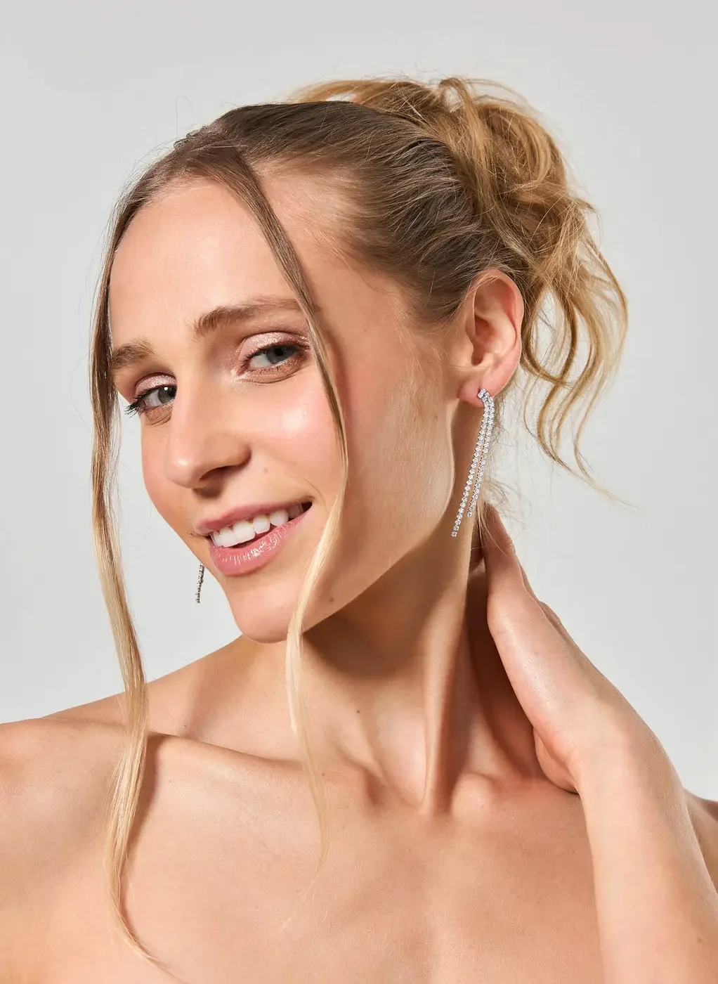 Conjunto 6 Brincos Estrelas E Zircônia