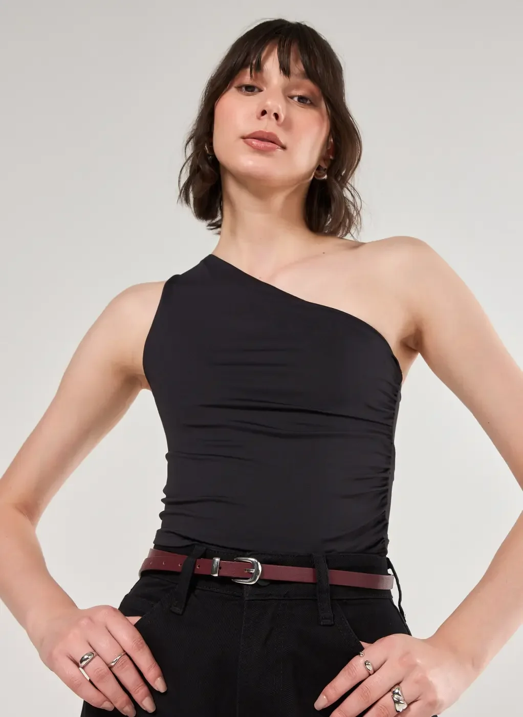 Conjunto 3 Cintos Finos Poliuretano