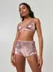 Conjunto Conjunto Top Hot Pant Paetê Rosa