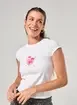 Blusa Raglan Branca Hello Kitty