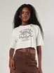 Camiseta Cropped Off-White Cupido