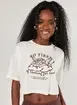 Camiseta Cropped Off-White Cupido