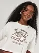 Camiseta Cropped Off-White Cupido