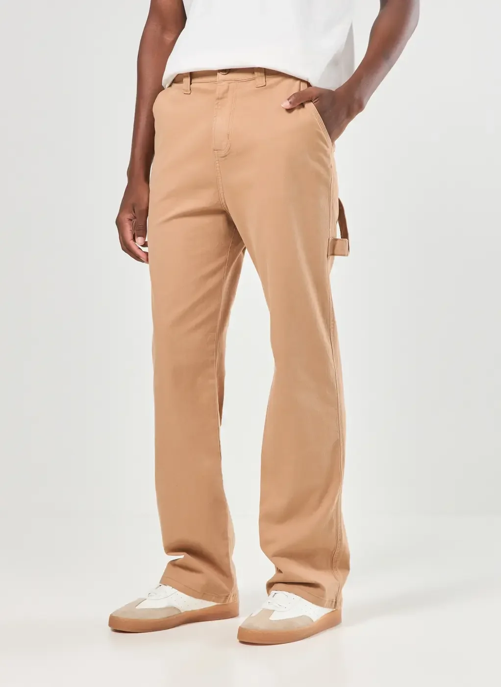 Calça Chino Sarja Caqui