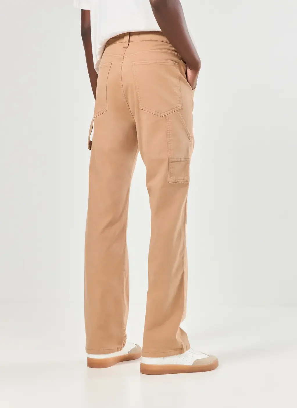 Calça Chino Sarja Caqui